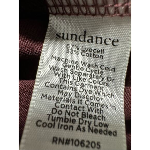 Sundance Shirred Front Long Sleeve High Neck Blouse Small - Picture 5 of 5